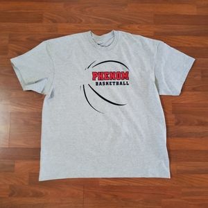 Nike Phenom Basketball Graphic Tee Shirt T-Shirt Size 2XL Gray New